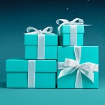 Tiffany blue boxes with ribbon