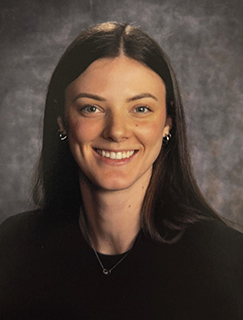 Dr. Carly Davies a young woman with brown hair